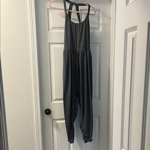 Gray Sleeveless Jumpsuit